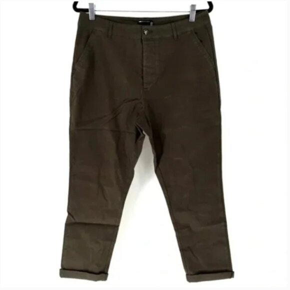 ASOS DESIGN Men's Tapered Chinos in Dark Khaki - W33 x L30 - Picture 2 of 7